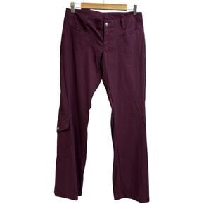 Athleta Deep Purple Dipper Low Rise Outdoor Hiking Cargo Pants Size 4